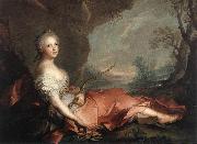 NATTIER, Jean-Marc Marie Adelaide of France as Diana sg France oil painting reproduction